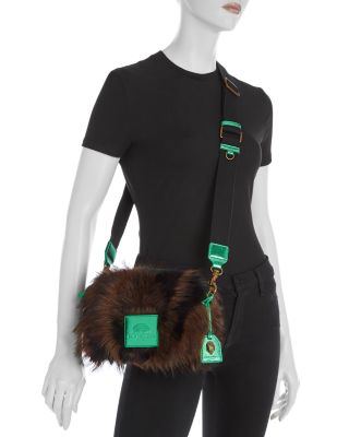 Southbank Faux Fur Camera Crossbody Bag