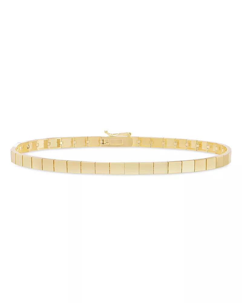 Lana Jewelry 14K Yellow Gold Flash Tile Link Bracelet