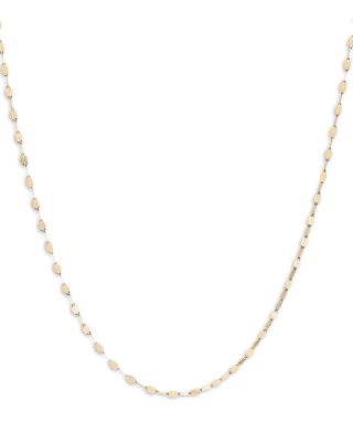 14K Yellow Gold Mega Gloss Blake Chain Choker Necklace, 15"