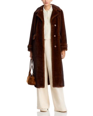 Long Faux Fur Coat 