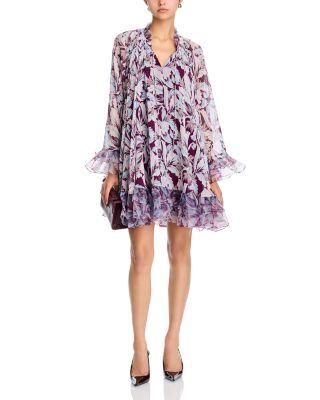 Multi Tulip Mini Dress