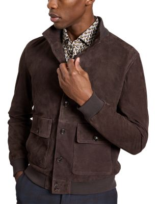 Weir Suede Bomber Jacket