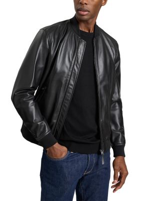 Waggoner Leather Bomber Jacket