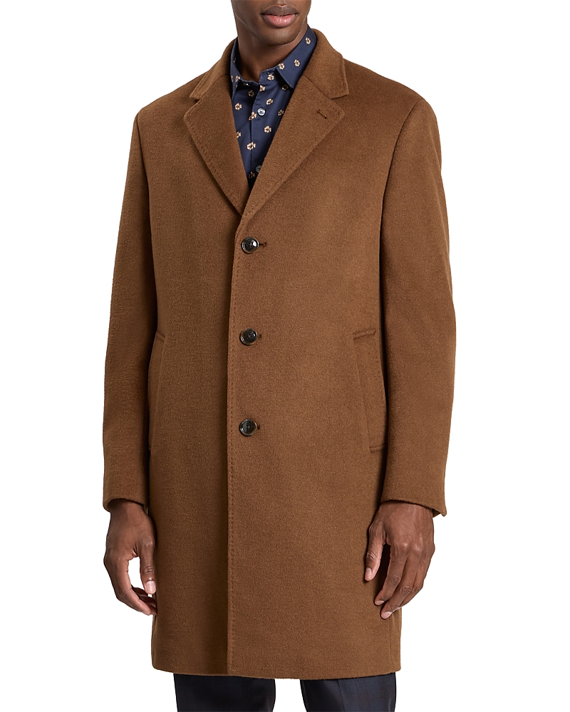 Ted Baker Wystan Overcoat In Brown