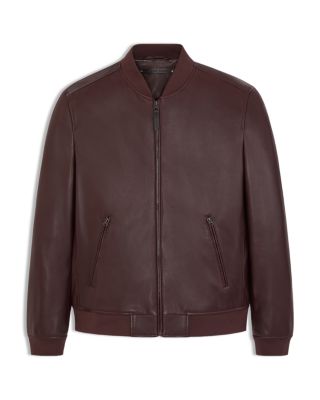 Waggoner Leather Bomber Jacket