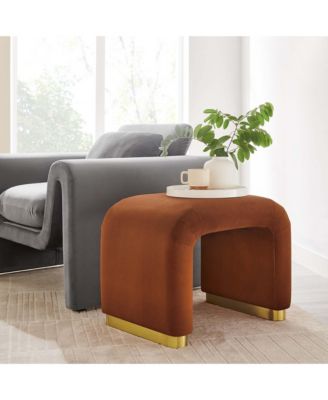 Koda Performance Velvet Waterfall Stool