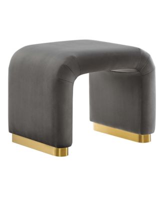 Koda Performance Velvet Waterfall Stool