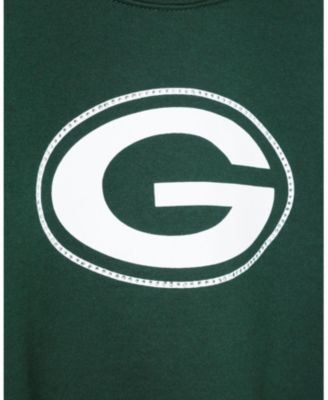 Women's NFL Green Bay Packers Bling Flea Market Crop Fleece