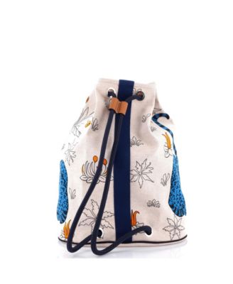Sac Marin Rucksack Backpack Printed Toile