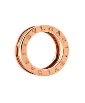  B.Zero1 Design Legend Zaha Hadid Three Band Ring 18K Rose Gold