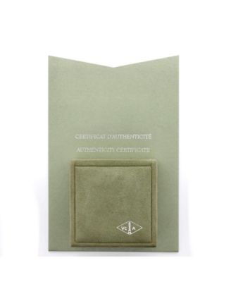  Vintage Alhambra Pendant Necklace Guilloche 18K Gold, 14.5 - 16.25"