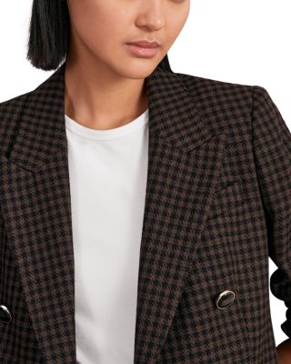 Ayla Double Breasted Check Jacket