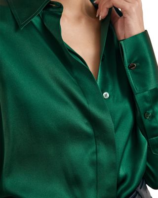 Ameira Silk Satin Shirt