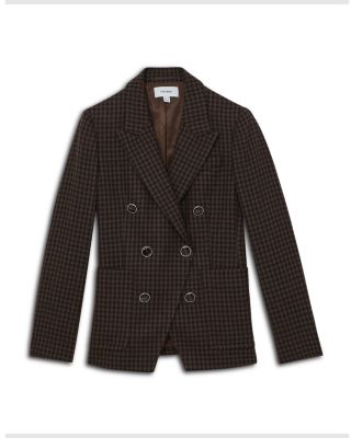 Ayla Double Breasted Check Jacket