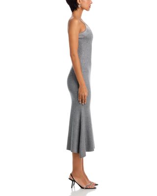 Ricky Metallic Rhinestone Spaghetti Strap Dress