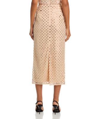 Rosemary Sequin Embroidered Netting Skirt