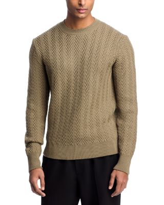 Hitalo Textured Crewneck Sweater