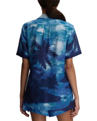 Short Sleeve T-Shirt & Shorts Swim Cover-Up Set