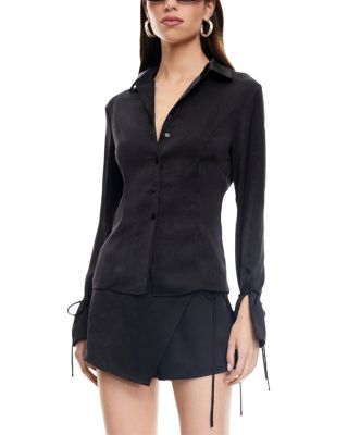 West End Girl Split Cuff Top