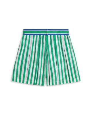 Girls' Striped Pleated Poplin Culotte Short - Big Kid, Little Kid