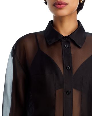 The Silk Organza Boy Shirt
