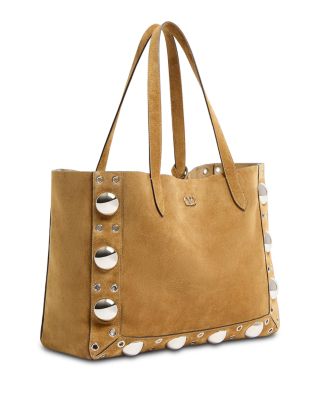 Nellc&amp;ocirc;te Medium Shopping Tote Bag in Suede