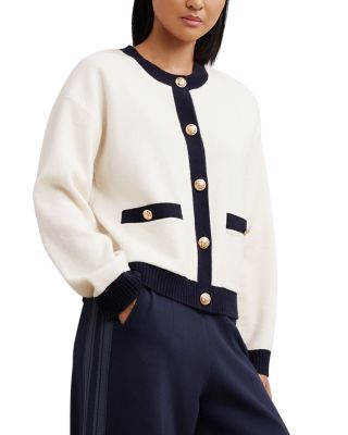 Samson Knitted Wide Leg Side Stripe Trousers