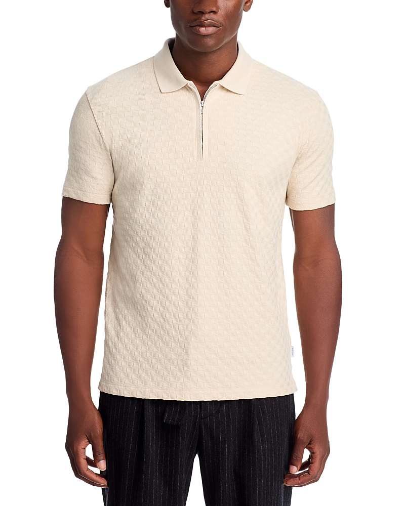Ps Paul Smith Regular Fit Zip Front Polo Shirt
