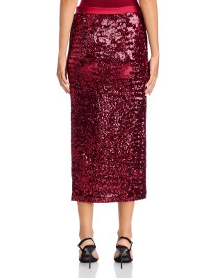 Ebibi Sequin Stretch Bodycon Skirt