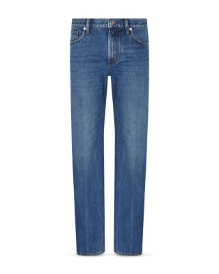 Straight Fit Jeans in Medium Blue