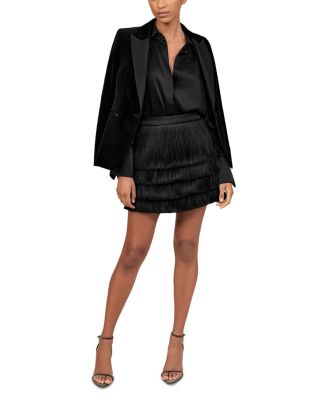 Chloe Fringe Mini Skirt