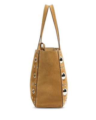 Nellc&amp;ocirc;te Medium Shopping Tote Bag in Suede