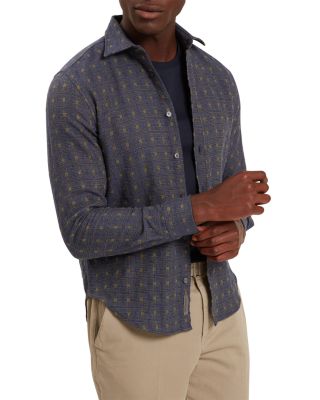 Vyser Regular Fit Jacquard Check Shirt