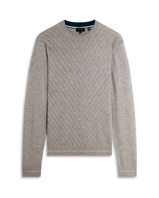 Corbin Chevron Stitch Crewneck Sweater