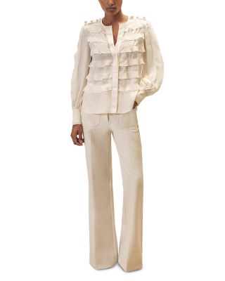 Ulyanna Ruffle Detail Blouse