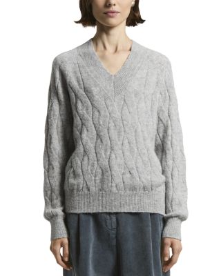 Knitted V Neck Sweater