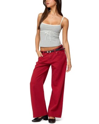 Rhoda Contrast Polka Dot Tank Top