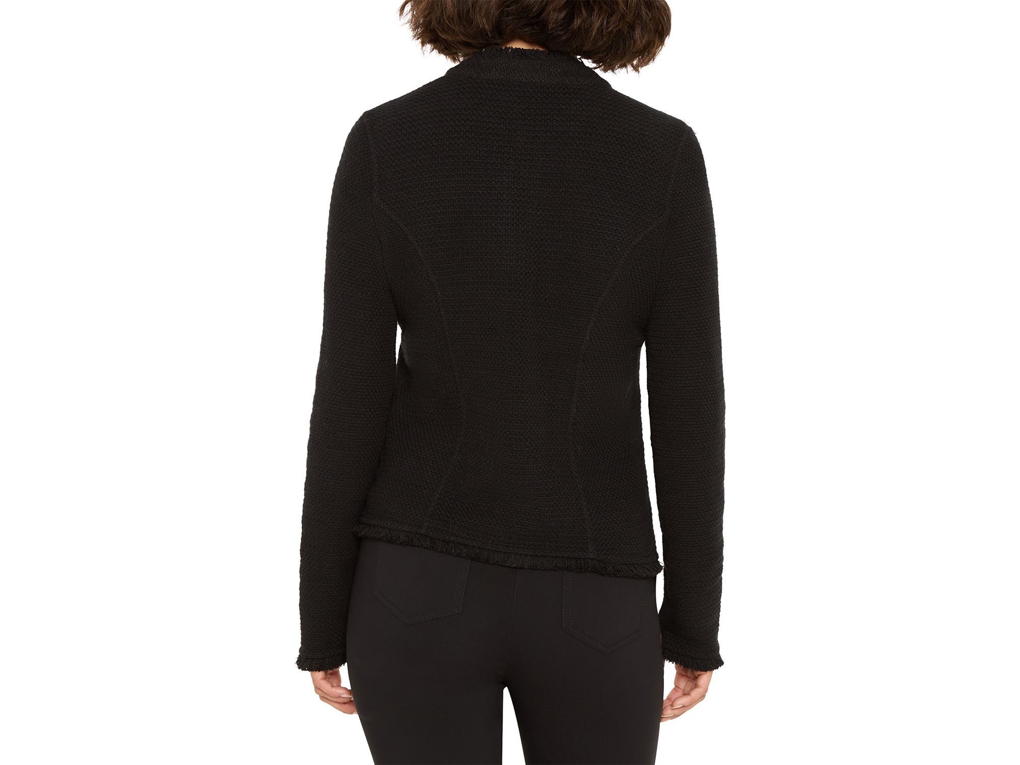 Fringe Trim Military Jacket — Image 3