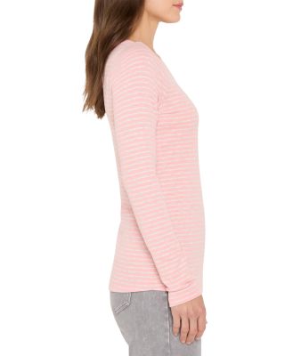 Long Sleeve Boat Neck Top