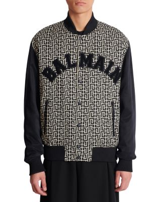 Color Block Monogram Jacket