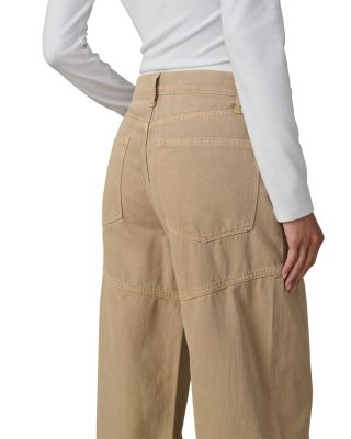 The Harlowe Seamed Wide Leg Jeans in Tigers Eye