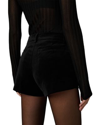 The Mini Velvet Trouser Shorts