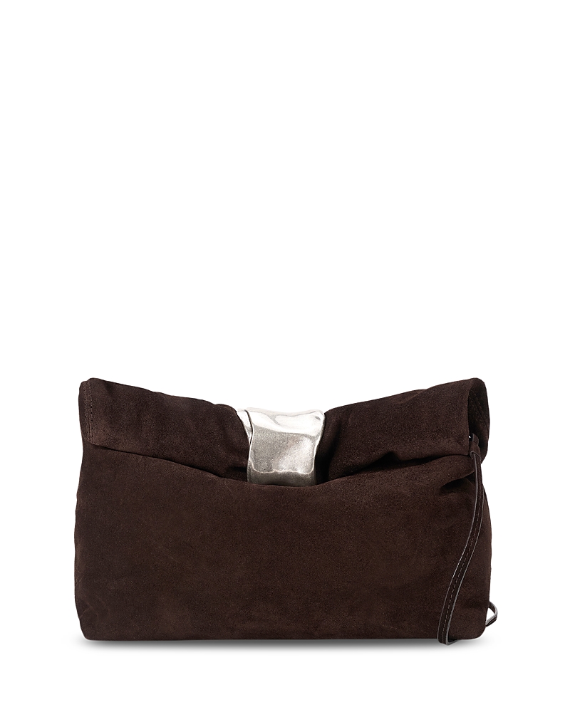 Staud Cuff Clutch In Brown