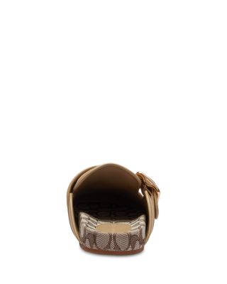 Women's OC Suede Buckled Clogs