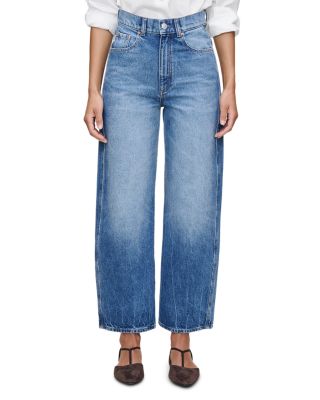 Taylor Relaxed Barrel High Rise Jeans in North Water