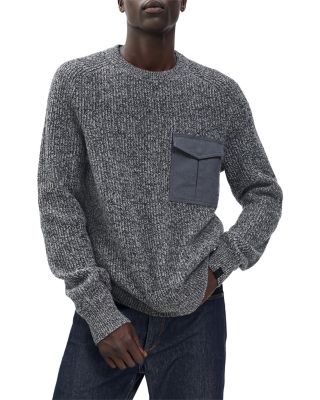 Walker Marl Mixed Media Sweater