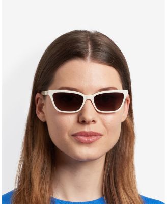 Aisha Rectangle Sunglasses, 55mm