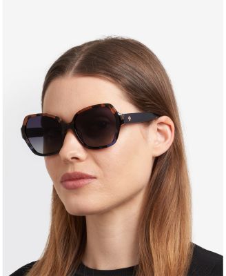 Layne Square Geometrical Sunglasses, 57mm