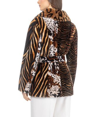 Shearling Jacket with Belt