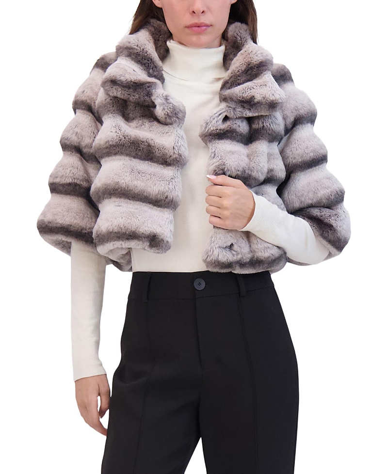 Lyla Grant Faux Fur Chinchilla Bolero